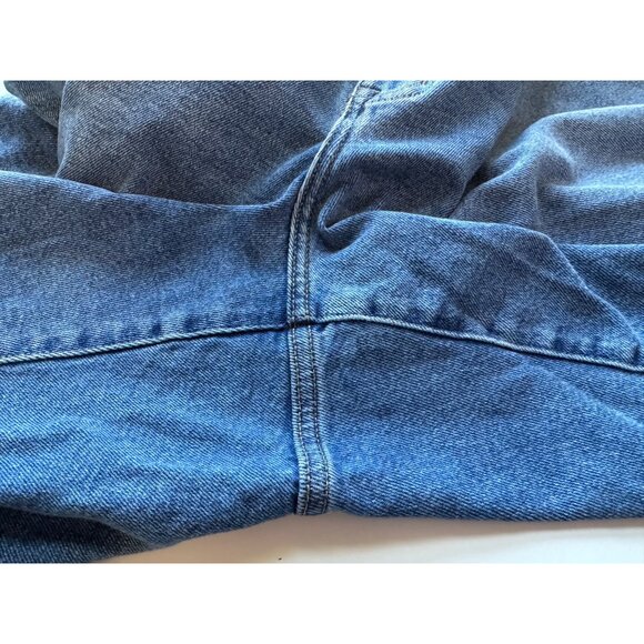 Lane Bryant Boyfriend Jeans, Capris, Rolled Cuff, 18" to 21" Distressed, Size 20 - Picture 10 of 11